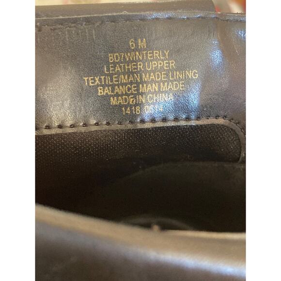 Black Leather size 6 Ankle Boots - Picture 9 of 9